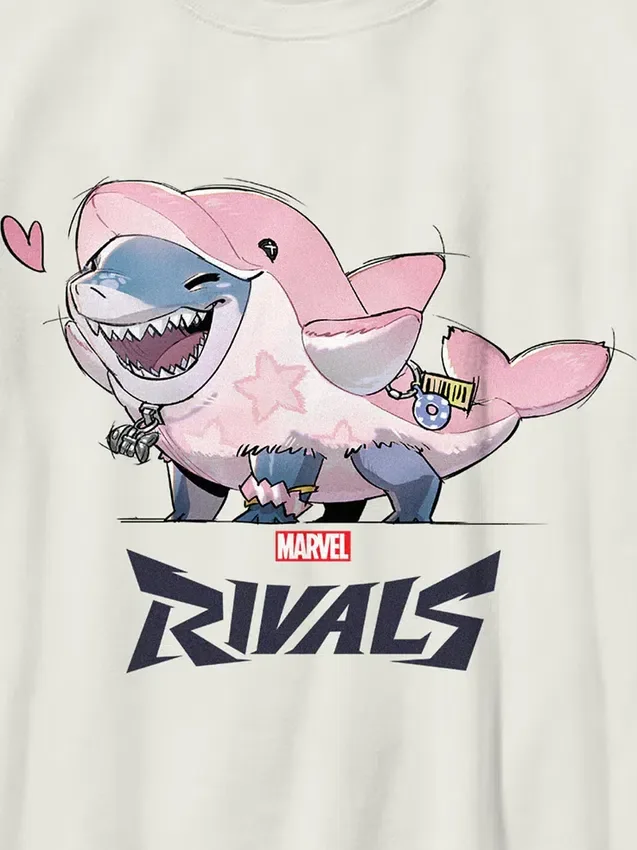 Dziecięcy T-shirt z nadrukiem „Marvel Rivals Lovey Jeff”