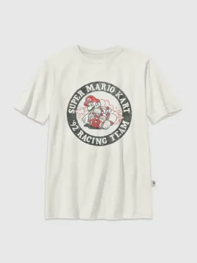 Dziecięcy T-shirt z nadrukiem „Nintendo Mario Racing Team”