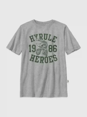 Dziecięcy T-shirt z nadrukiem Nintendo Zelda Hyrule Heroes