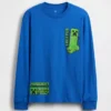 Dziecięcy T-shirt z nadrukiem o luźnym kroju