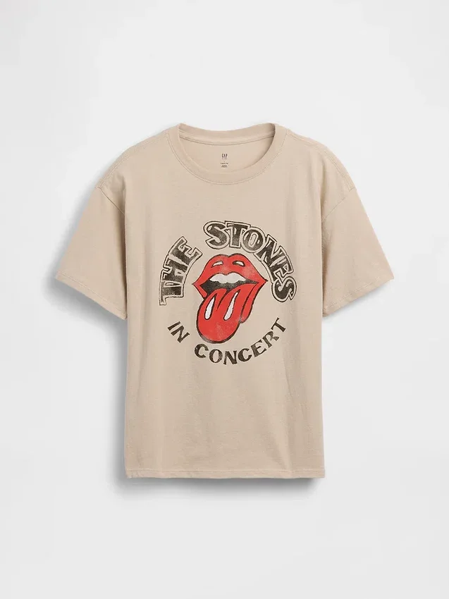 Dziecięcy T-shirt z nadrukiem o luźnym kroju
