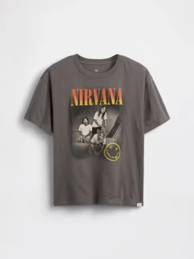 Dziecięcy T-shirt z nadrukiem o luźnym kroju