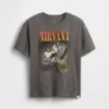 Dziecięcy T-shirt z nadrukiem o luźnym kroju