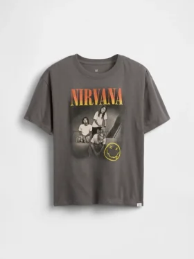 Dziecięcy T-shirt z nadrukiem o luźnym kroju