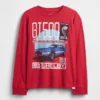 Dziecięcy T-shirt z nadrukiem o luźnym kroju