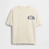 Dziecięcy T-shirt z nadrukiem o luźnym kroju