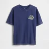 Dziecięcy T-shirt z nadrukiem o luźnym kroju