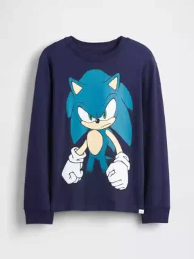Dziecięcy T-shirt z nadrukiem o luźnym kroju