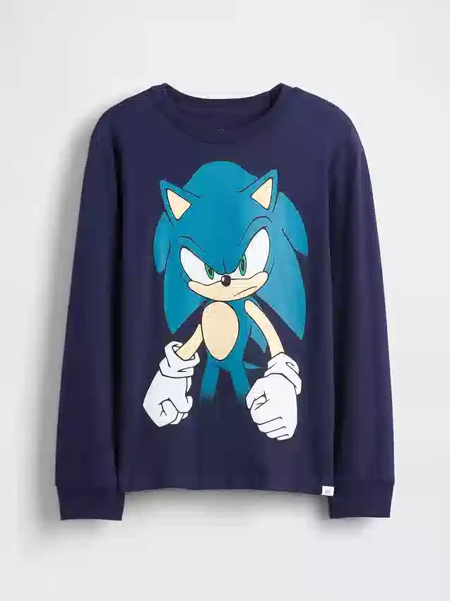 Dziecięcy T-shirt z nadrukiem o luźnym kroju