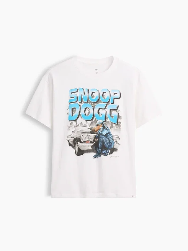 Dziecięcy T-shirt z nadrukiem o luźnym kroju
