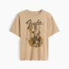 Dziecięcy T-shirt z nadrukiem o luźnym kroju