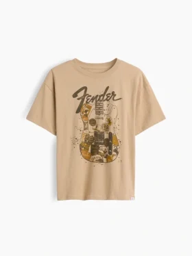 Dziecięcy T-shirt z nadrukiem o luźnym kroju