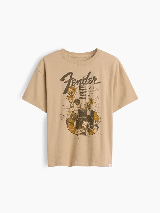 Dziecięcy T-shirt z nadrukiem o luźnym kroju