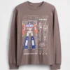Dziecięcy T-shirt z nadrukiem o luźnym kroju
