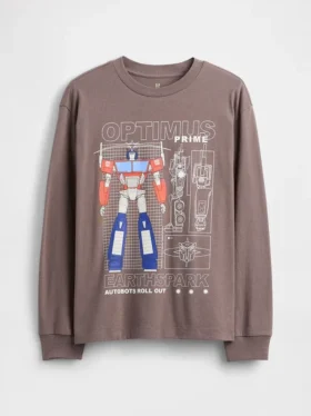 Dziecięcy T-shirt z nadrukiem o luźnym kroju