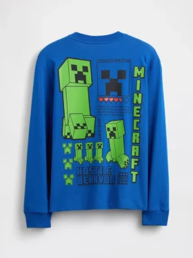 Dziecięcy T-shirt z nadrukiem o luźnym kroju