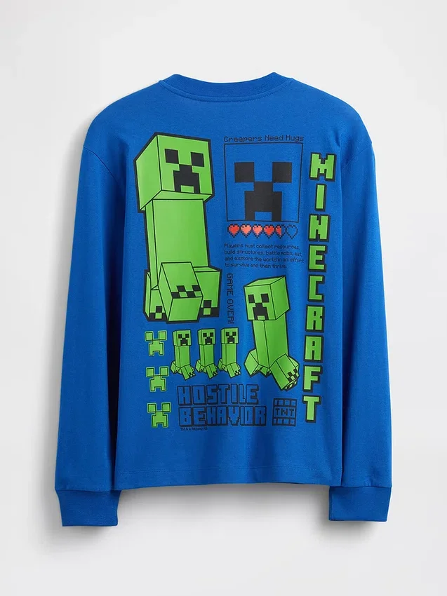 Dziecięcy T-shirt z nadrukiem o luźnym kroju