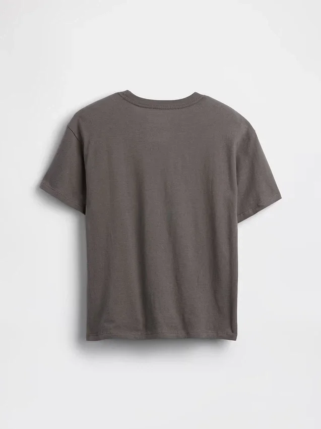 Dziecięcy T-shirt z nadrukiem o luźnym kroju