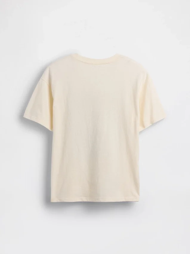 Dziecięcy T-shirt z nadrukiem o luźnym kroju