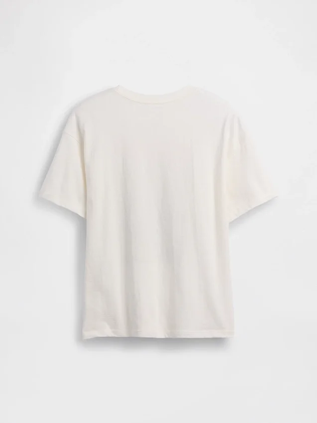 Dziecięcy T-shirt z nadrukiem o luźnym kroju