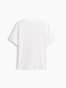 Dziecięcy T-shirt z nadrukiem o luźnym kroju