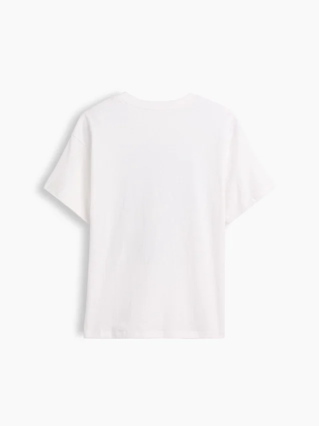 Dziecięcy T-shirt z nadrukiem o luźnym kroju