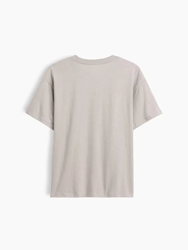 Dziecięcy T-shirt z nadrukiem o luźnym kroju