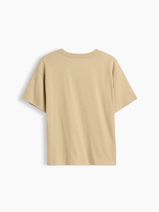 Dziecięcy T-shirt z nadrukiem o luźnym kroju
