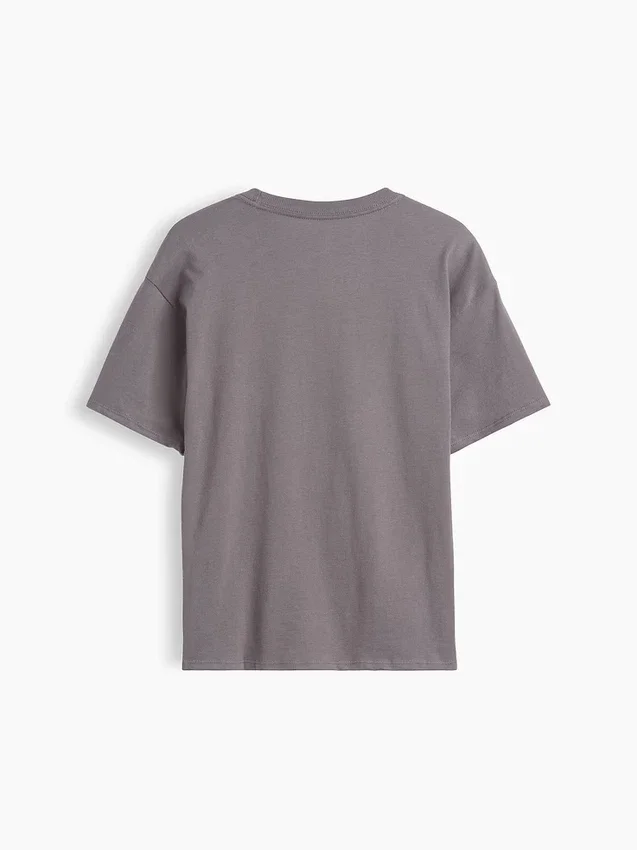 Dziecięcy T-shirt z nadrukiem o luźnym kroju