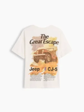 Dziecięcy T-shirt z nadrukiem o luźnym kroju