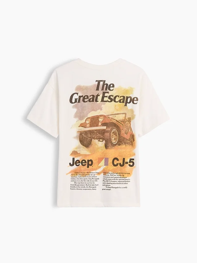 Dziecięcy T-shirt z nadrukiem o luźnym kroju