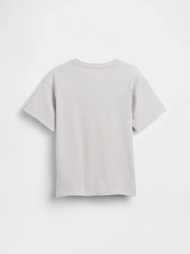 Dziecięcy T-shirt z nadrukiem o luźnym kroju