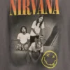 Dziecięcy T-shirt z nadrukiem o luźnym kroju