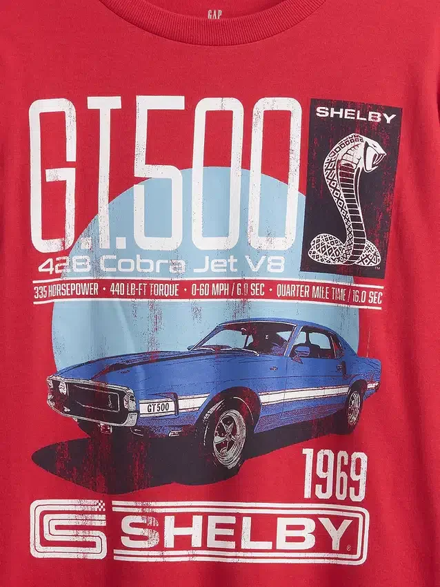 Dziecięcy T-shirt z nadrukiem o luźnym kroju