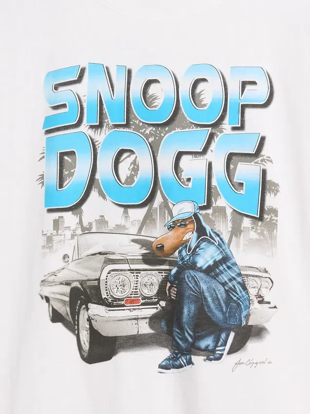Dziecięcy T-shirt z nadrukiem o luźnym kroju