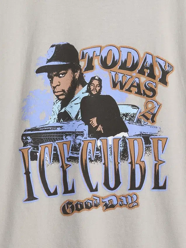 Dziecięcy T-shirt z nadrukiem o luźnym kroju
