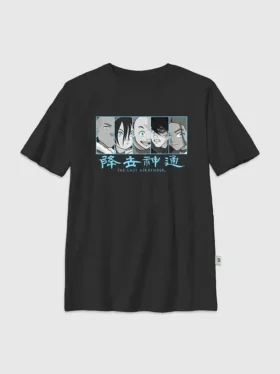 Dziecięcy T-shirt z nadrukiem panelowym „Avatar: Legenda Aanga”