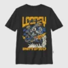 Dziecięcy T-shirt z nadrukiem „Rabbit Racer” z serii Looney Tunes