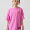 Dziecięcy T-shirt z nadrukiem Super Mario o luźnym kroju