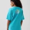Dziecięcy T-shirt z nadrukiem Super Mario o luźnym kroju