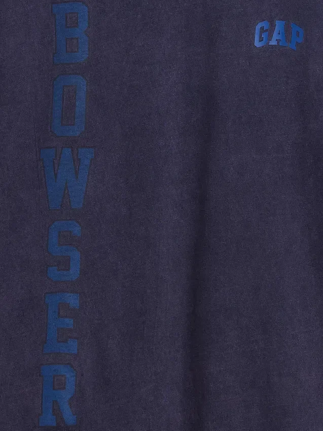 Dziecięcy T-shirt z nadrukiem Super Mario o luźnym kroju