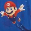 Dziecięcy T-shirt z nadrukiem Super Mario o luźnym kroju