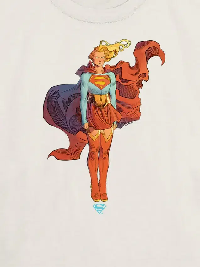 Dziecięcy T-shirt z nadrukiem „Supergirl: Fuel Your Flight Star”