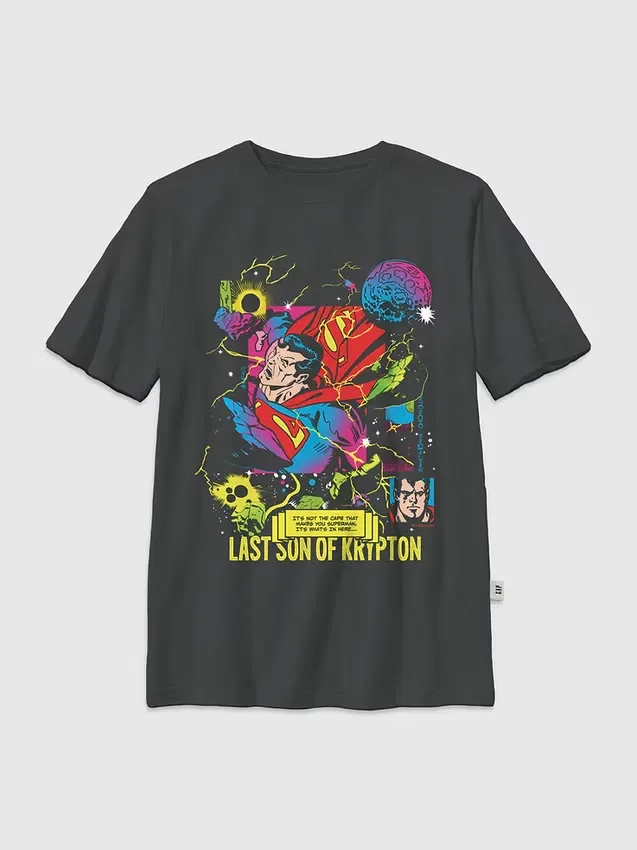Dziecięcy T-shirt z nadrukiem „Superman: Syn Kryptonu”