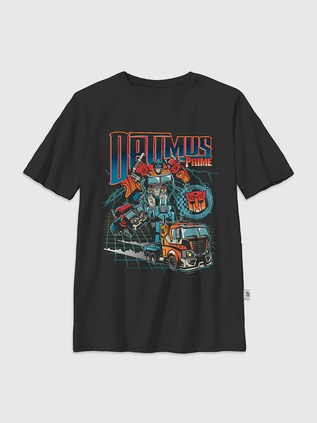 Dziecięcy T-shirt z nadrukiem „Transformers: Optimus Prime Speed”