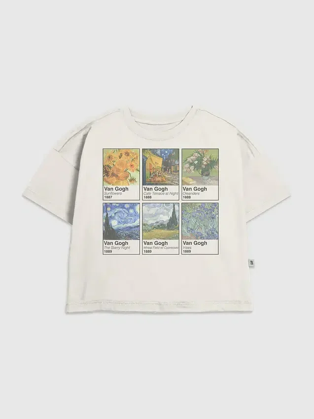 Dziecięcy T-shirt z nadrukiem „Van Gogh Swatches”