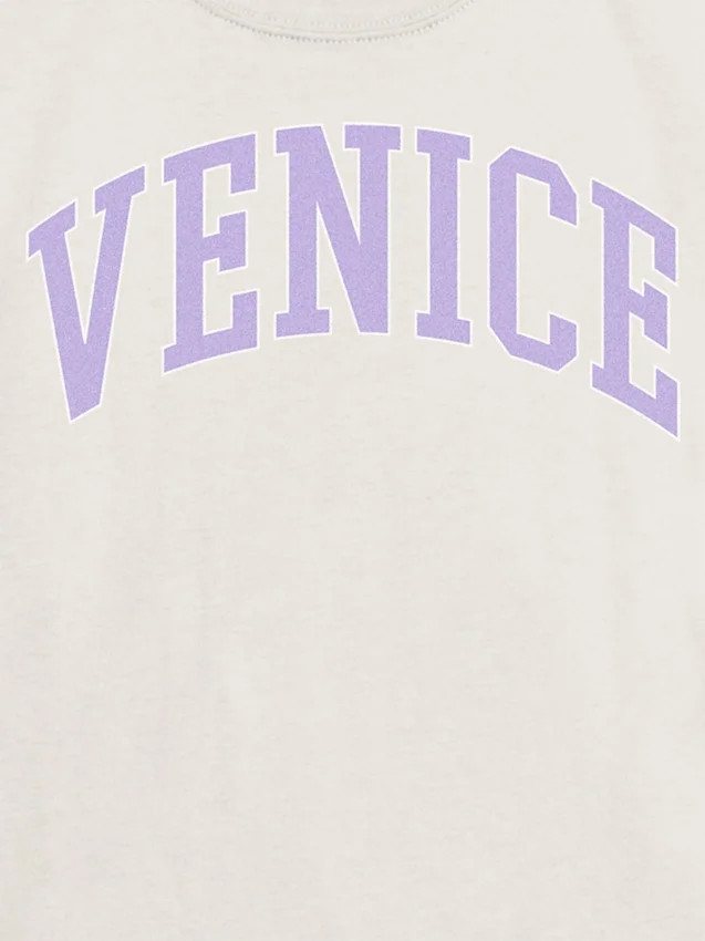 Dziecięcy T-shirt z nadrukiem „Venice Varsity”