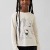 Dziecięcy T-shirt z nadrukiem w stylu oversize