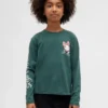 Dziecięcy T-shirt z nadrukiem w stylu oversize