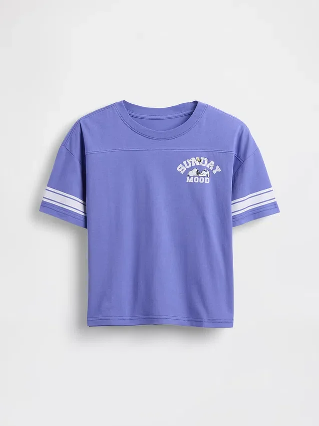 Dziecięcy T-shirt z nadrukiem w stylu oversize